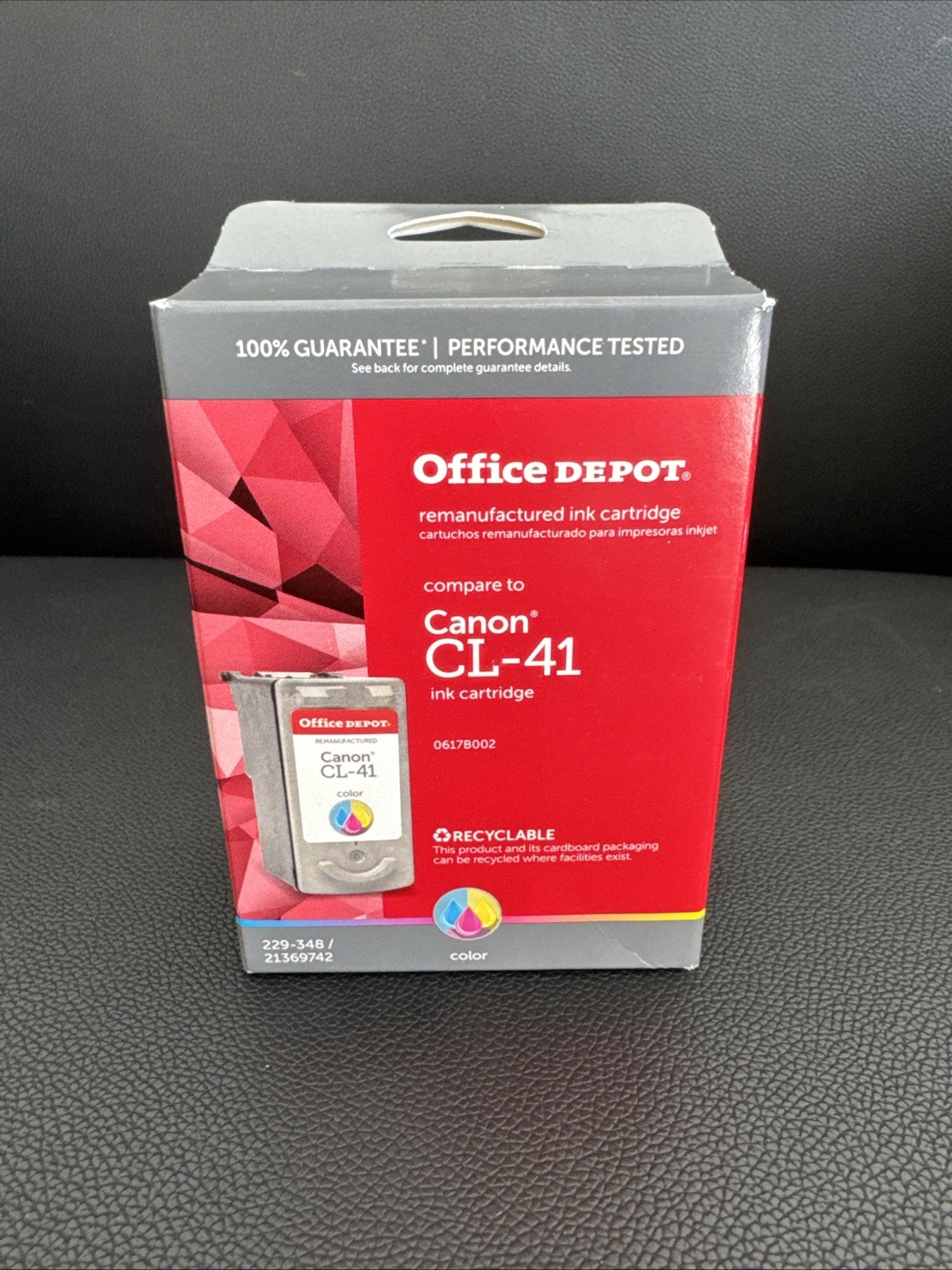 Office Depot Brand  Ink Cartridge Canon CL-41 Tri-Color - SEALED
