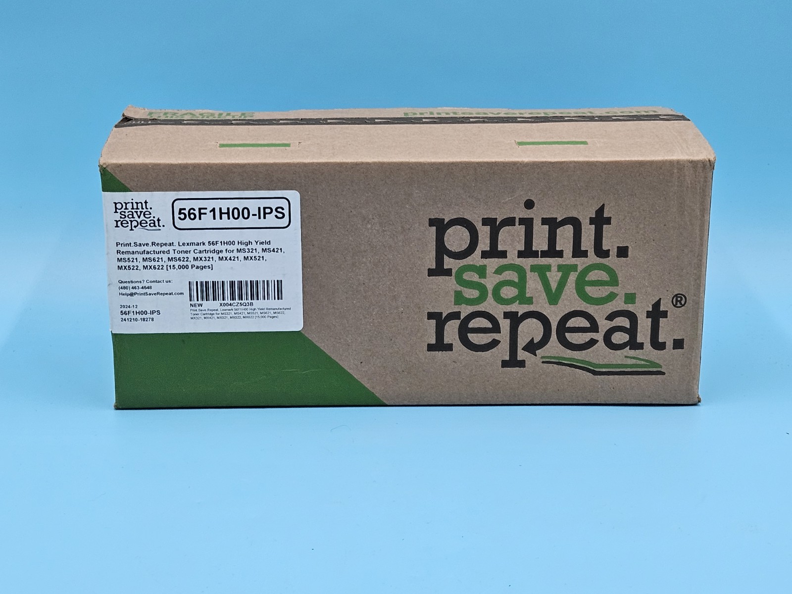 Print.Save.Repeat. Lexmark 56F1H00 Toner Cartridge for  MS321 MS421 MX321 MX522