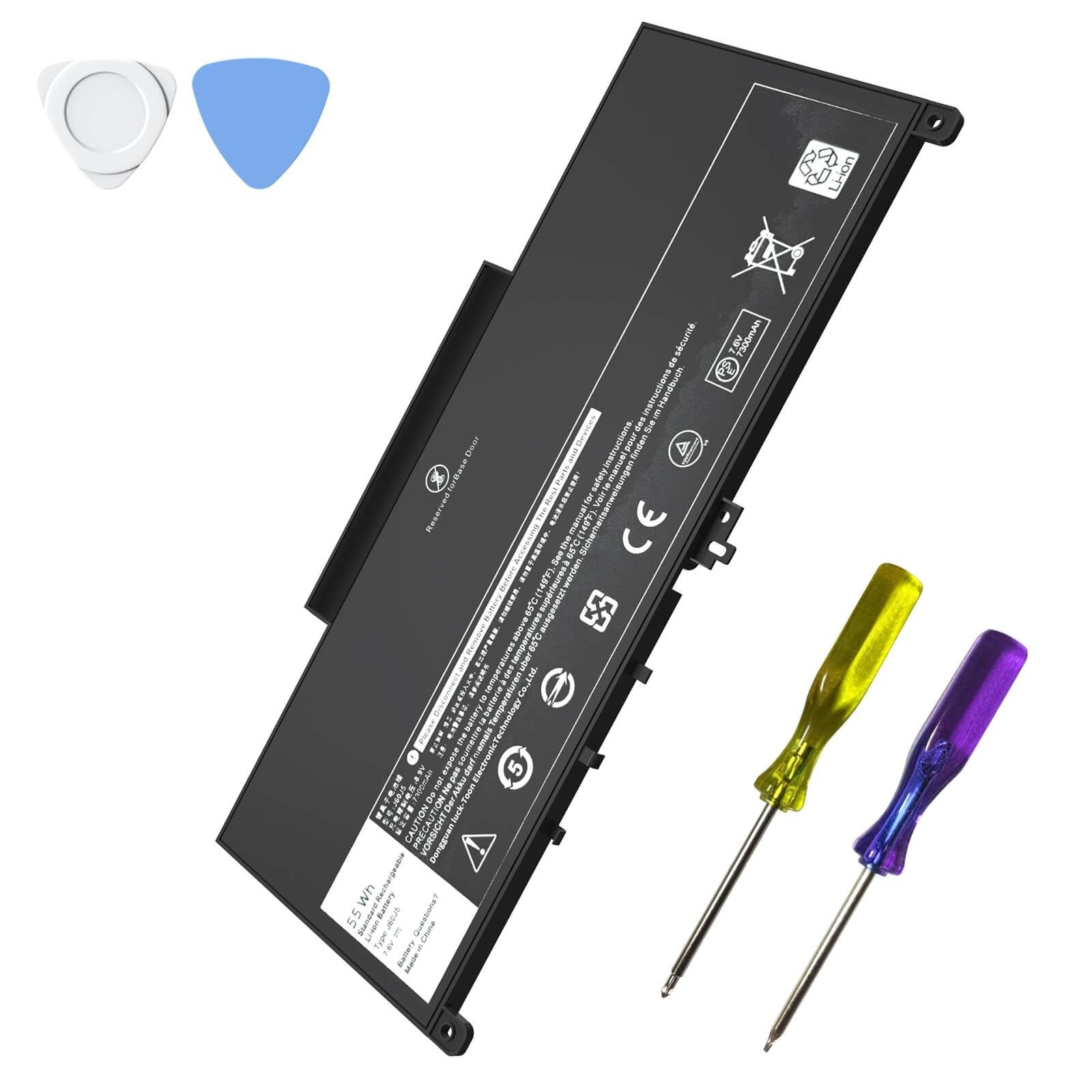 High-Capacity Laptop Battery for Dell Latitude E7470 E7270 55WH 7.6V Replacement