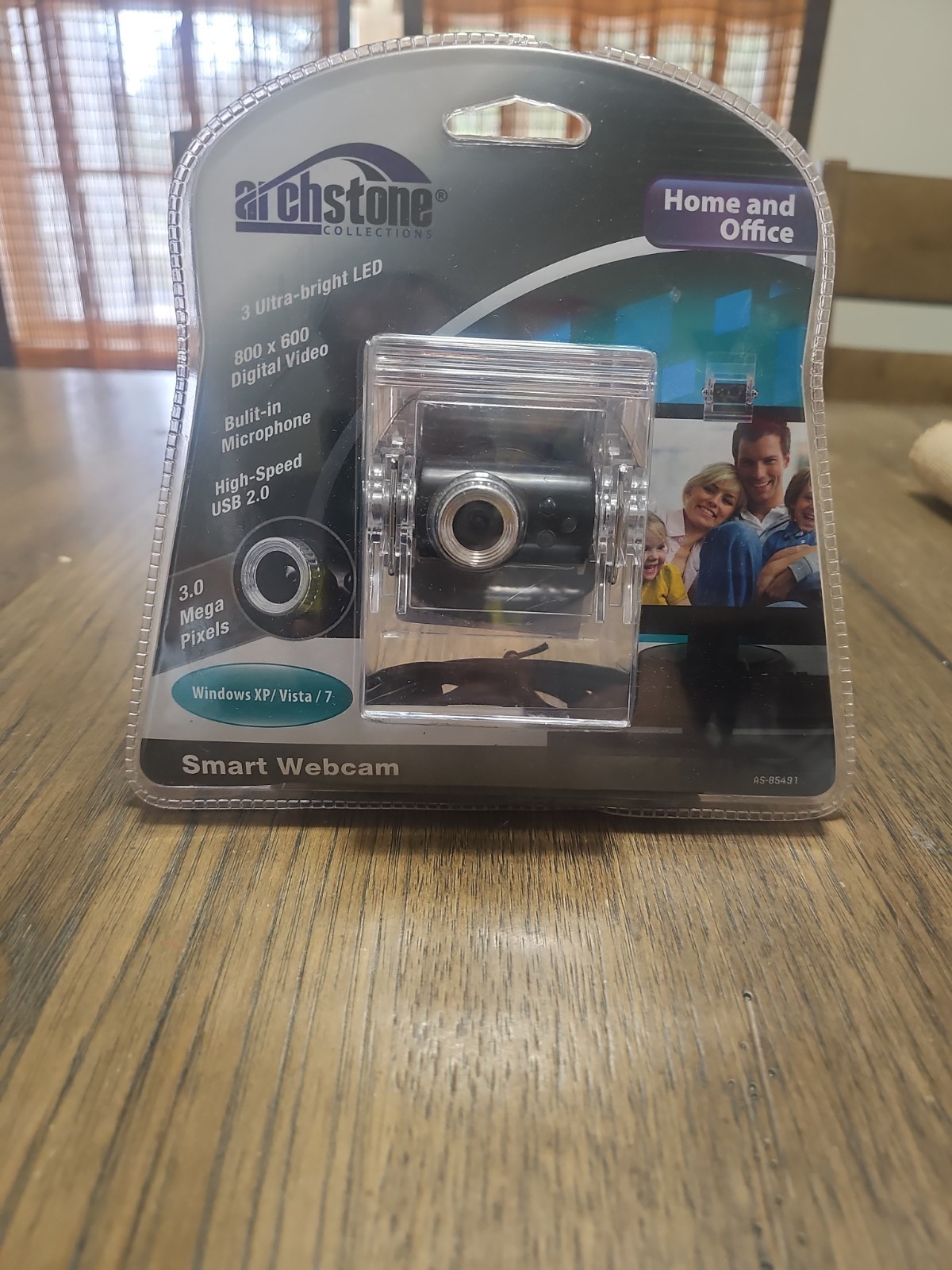 Archstone USB Smart Webcam with 3 LEDs Built-in Microphone 3 MP NIP