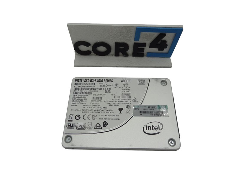 INTEL SSDSC2KB480G8P 480GB SATA 6GBPS D3-S4510 2.5IN SSD