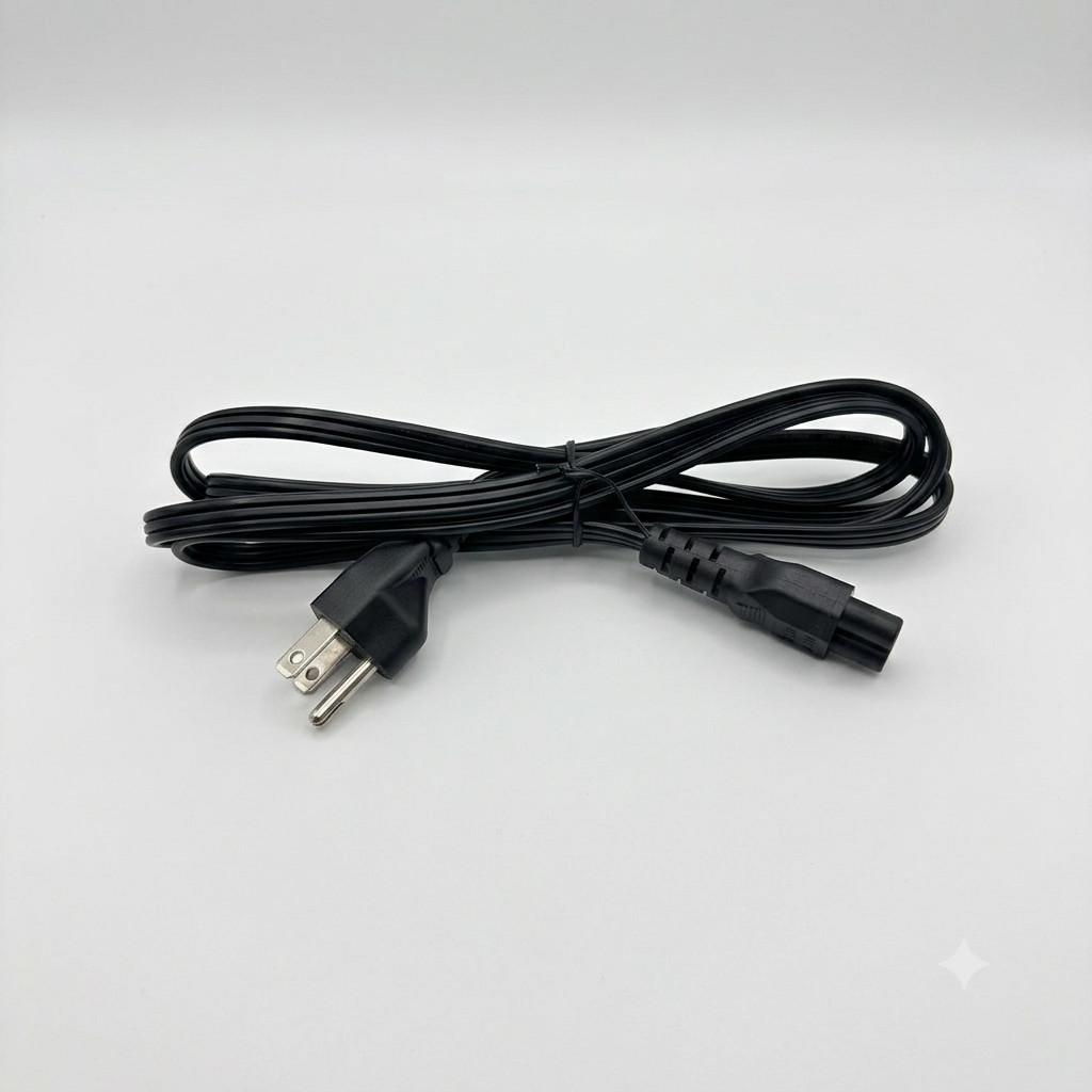 AC Laptop Power Cord Cable 3 Prong Mickey Mouse 6FT Laptop Printer