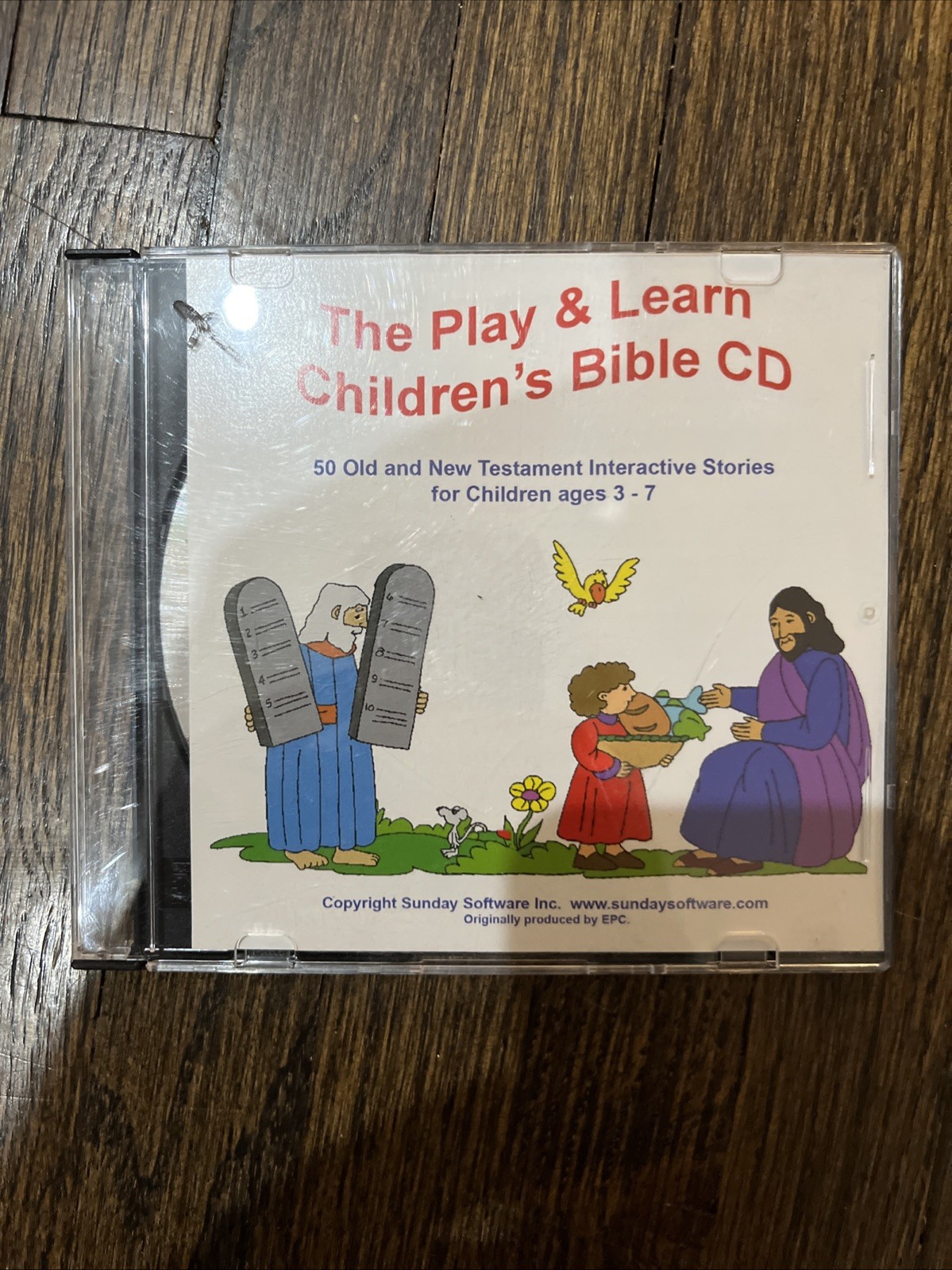 Play And Learn Children’s Bible CD-ROM, Sunday Software Inc. Windows