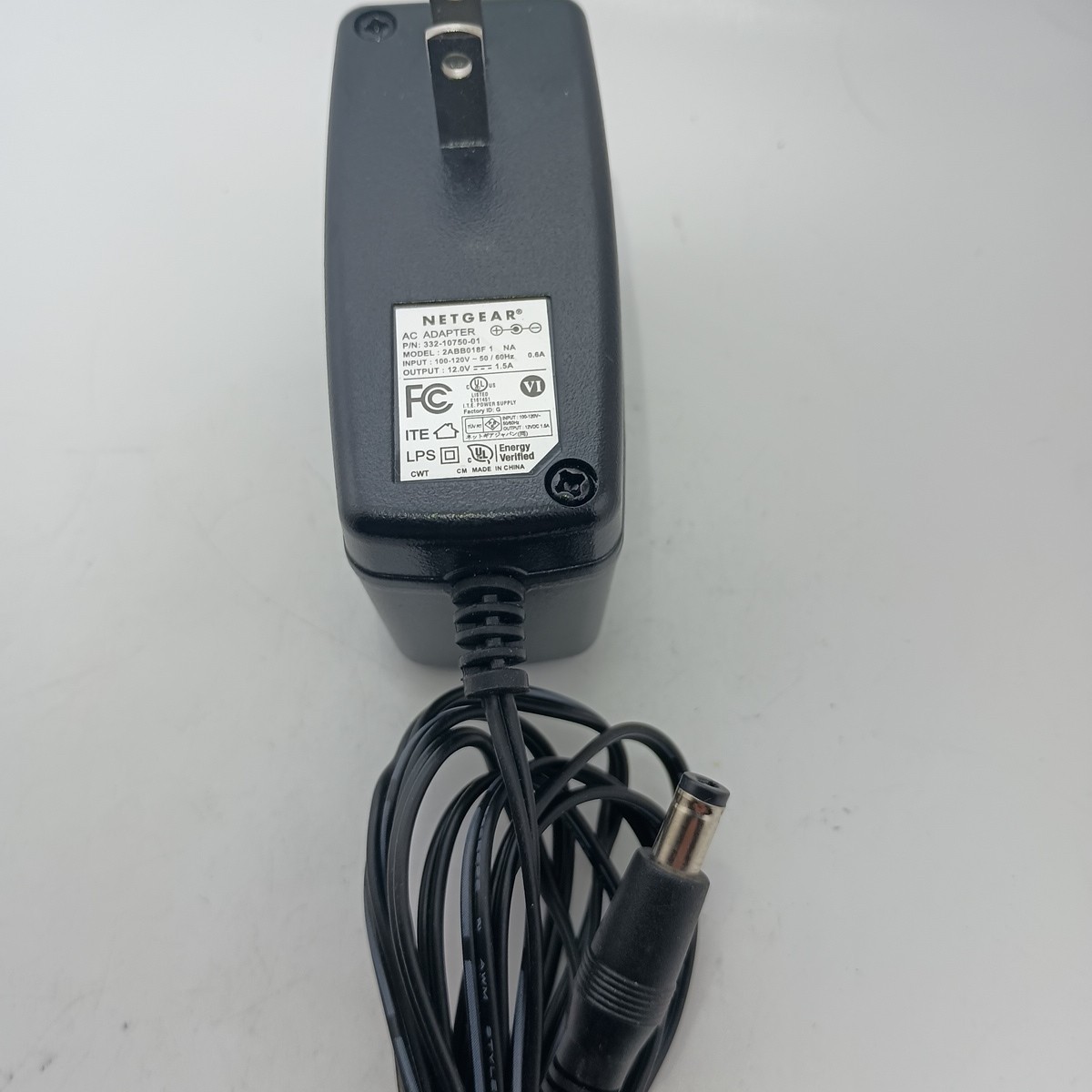#AJ) NETGEAR 2ABB018F 12V 1.5A Genuine Original AC Power Adapter Charger