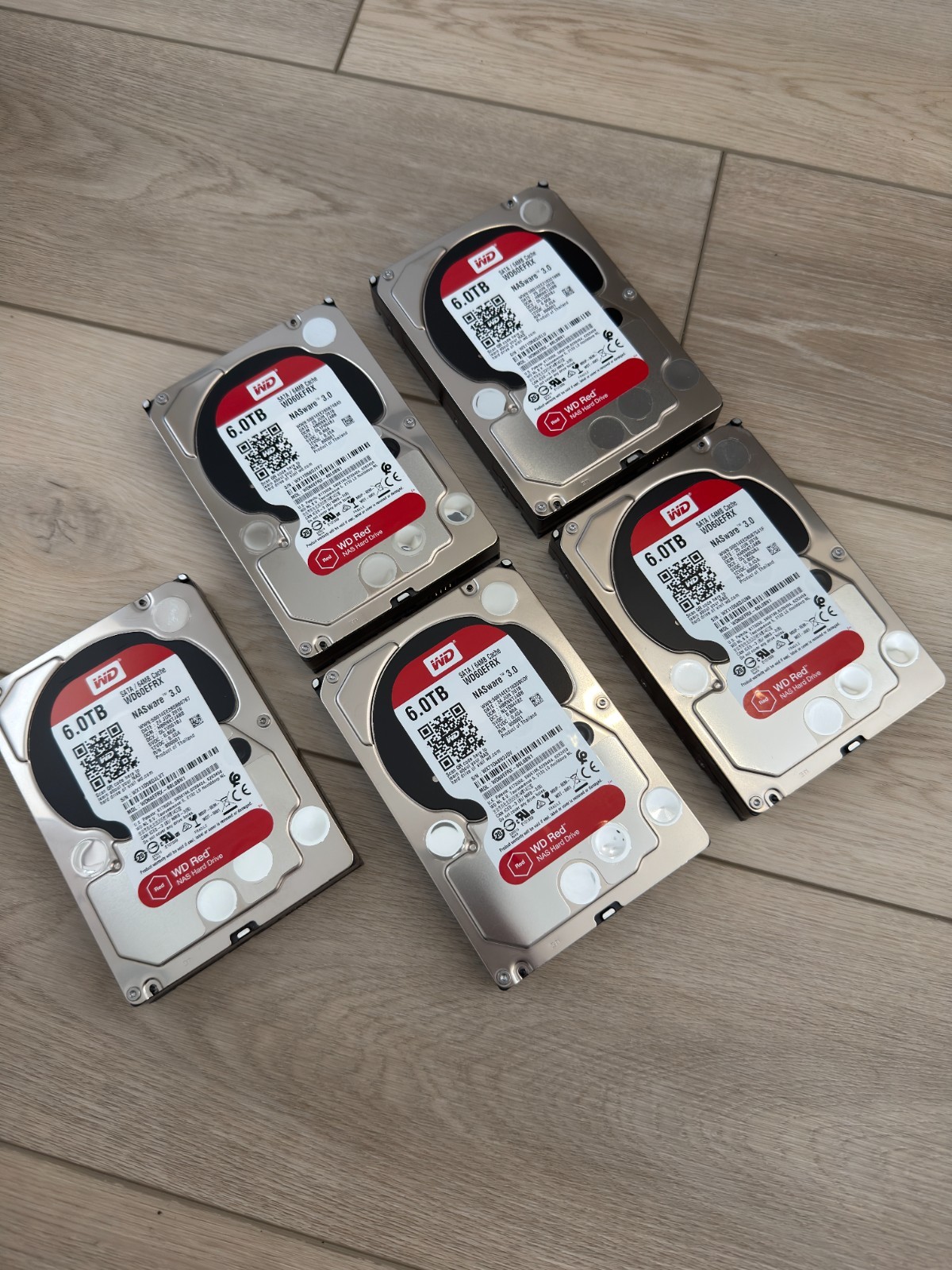 Used Western Digital Red Plus 5400RPM, 3.5", SATA III, CMR