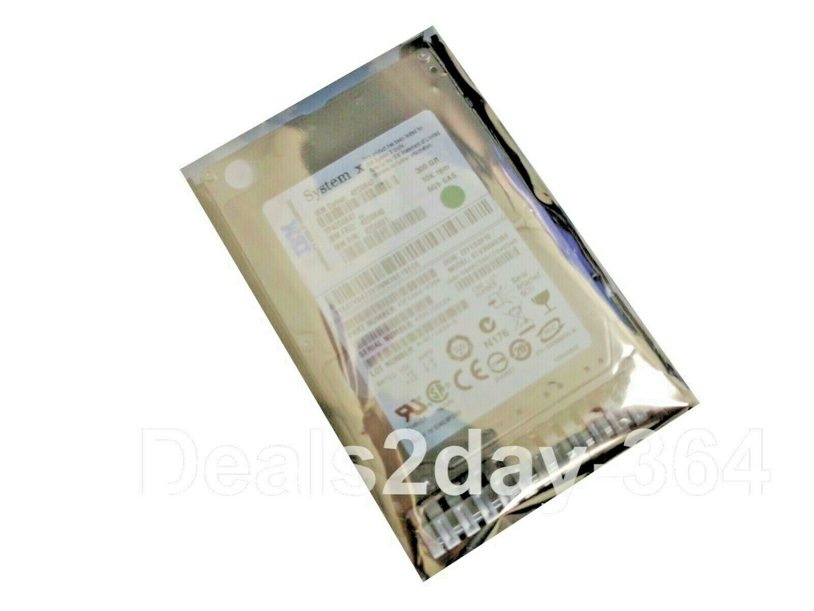 IBM 42D0651 300GB 10K 6Gbs 2.5" SAS HARD DRIVE W/ Caddy Tray