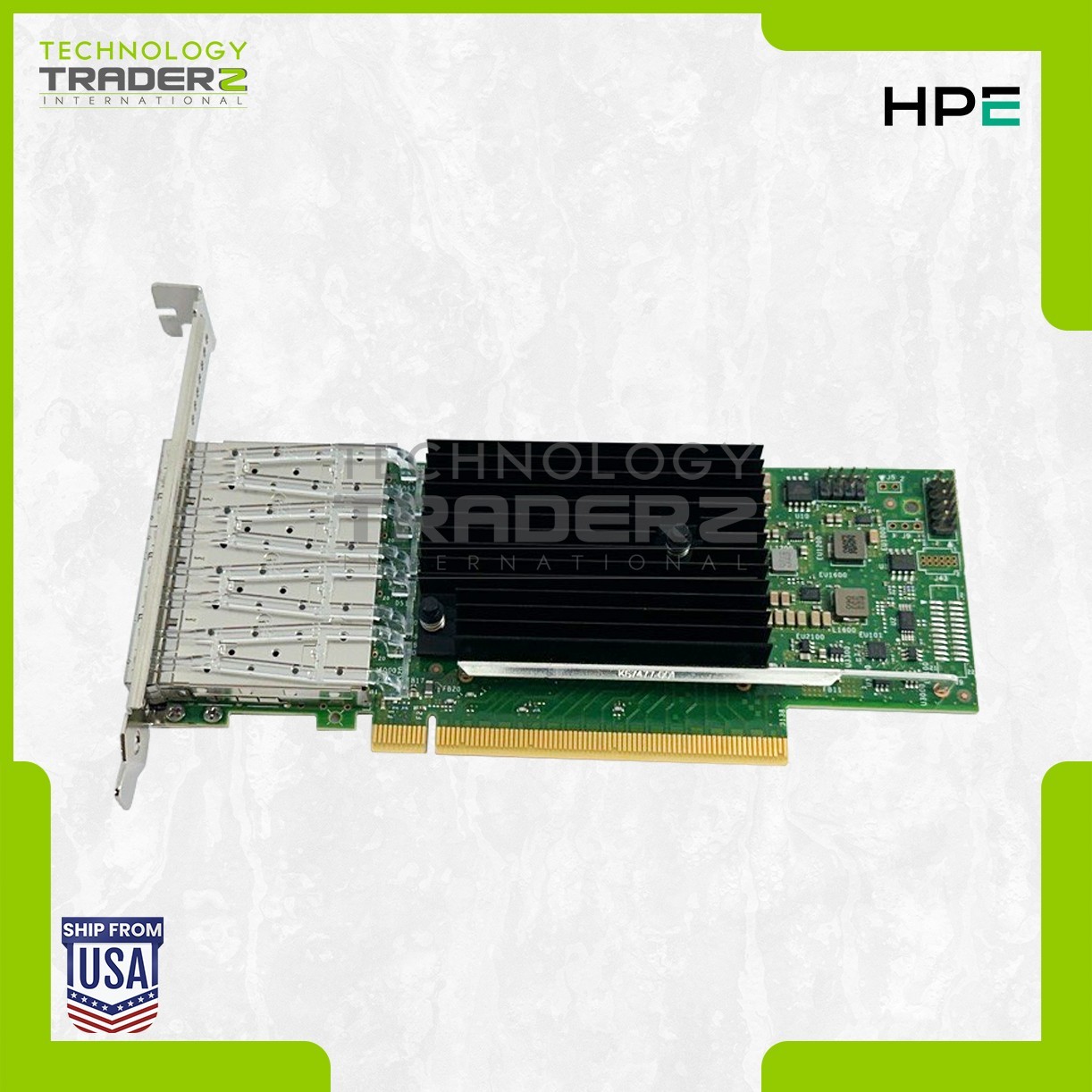 P63673-B21 HP E810-XXVDA4 10/25Gb 4 Port SFP28 Ethernet Adapter P66018-002