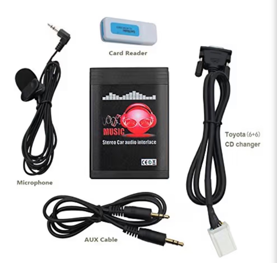 Bluetooth Car Kit, Car Audio USB AUX Input Adapter Built-in Bluetooth 5.0 for To