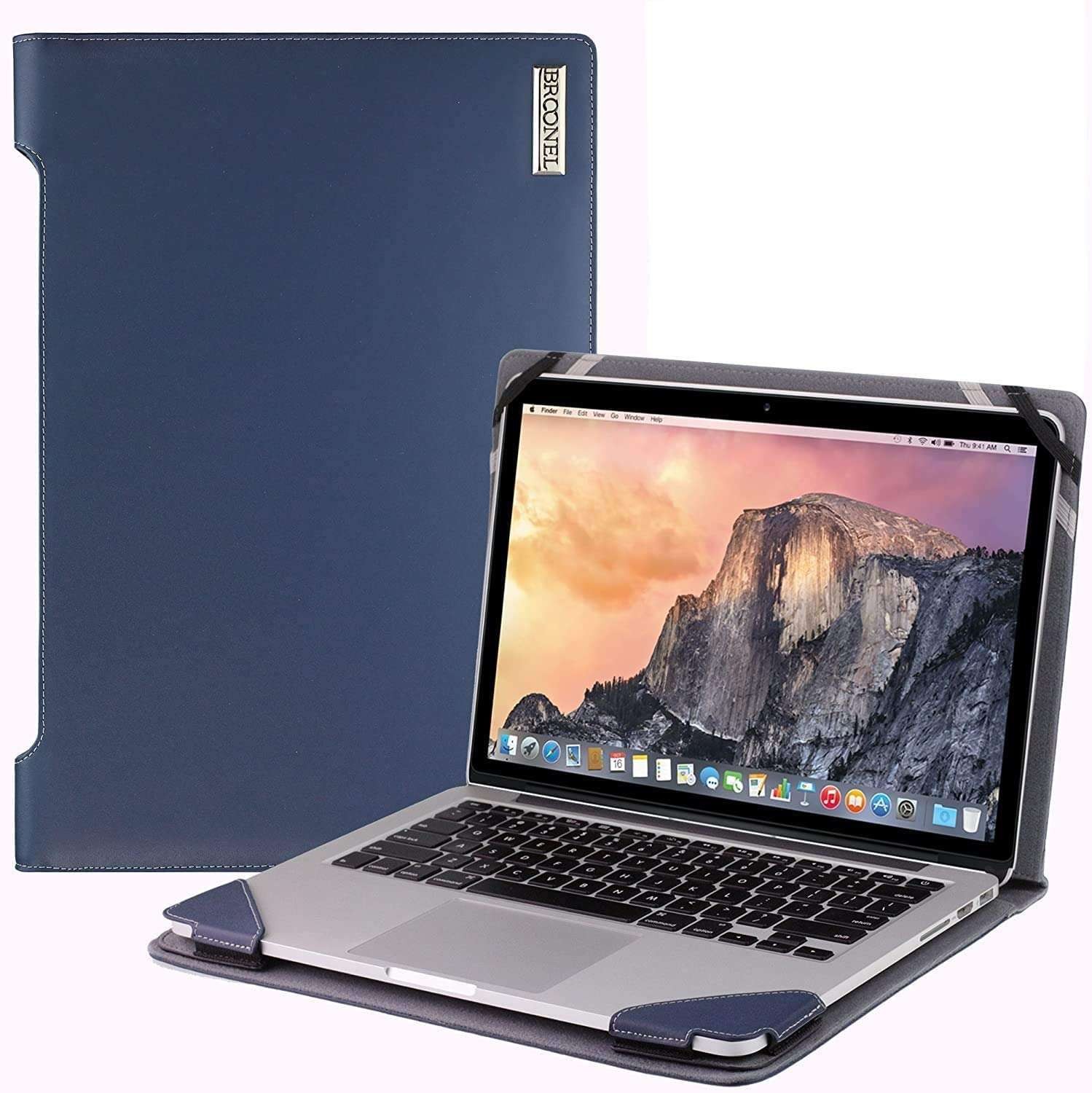 Broonel Blue Leather Laptop Profile Case For ASUS Vivobook 15 X1502ZA 15.6" Lapt