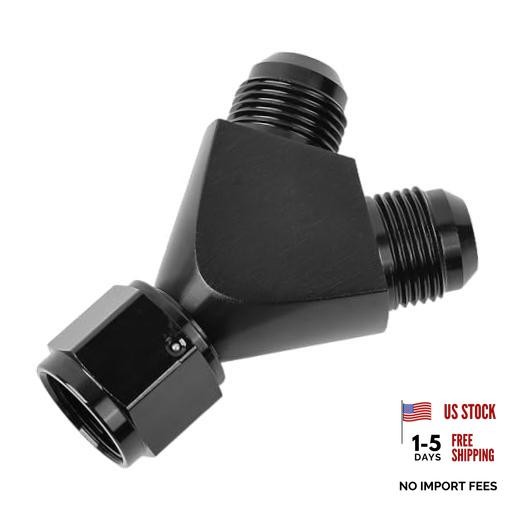 10AN Female to 10AN 10AN Male Flare Fitting, Y Block Union Splitter 3×10AN
