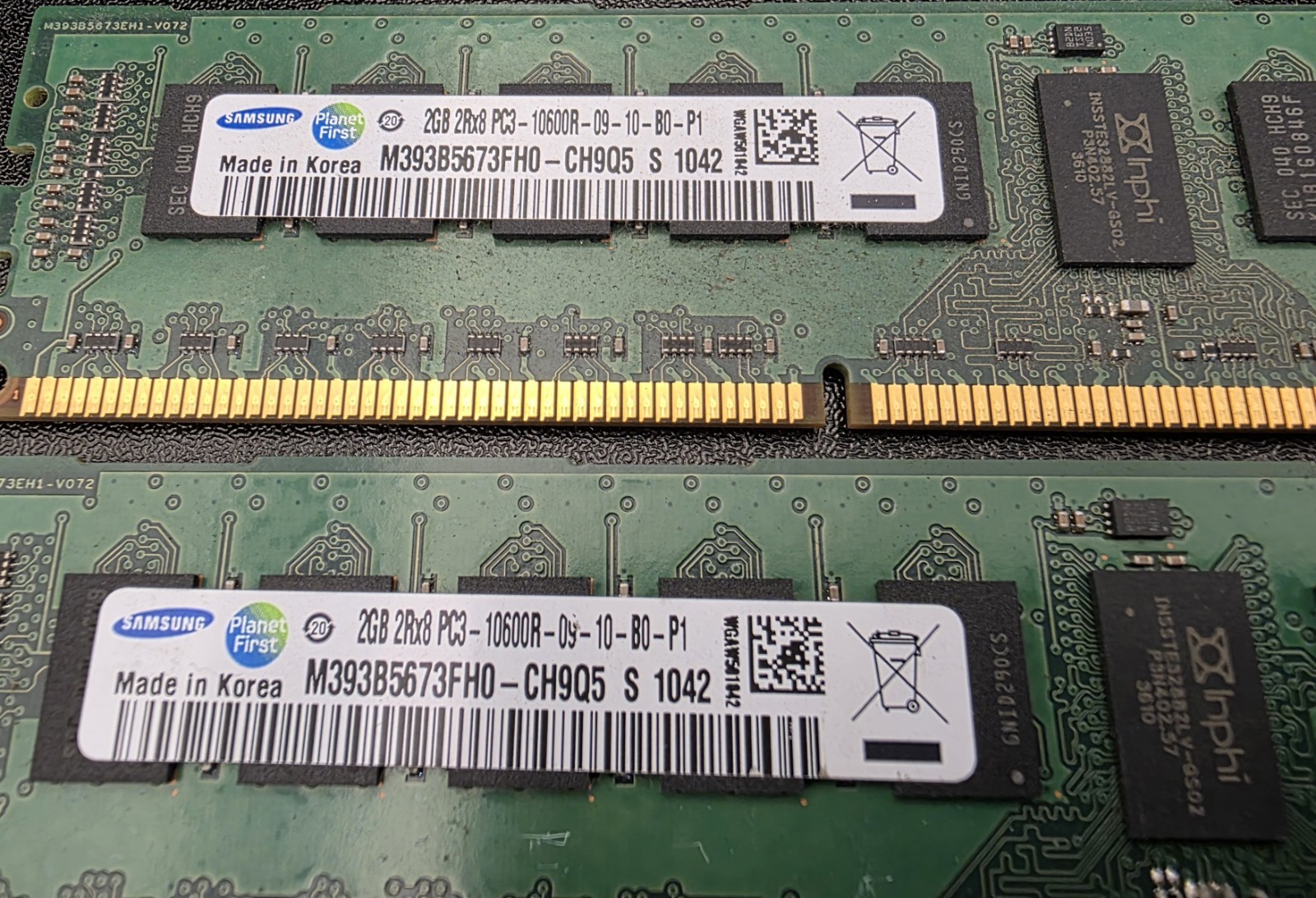 Samsung 2GB 2Rx8 PC3 10600R