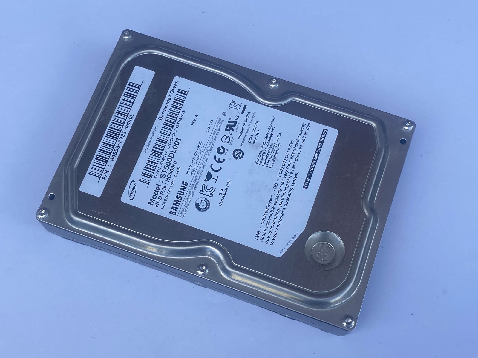 Samsung Spinpoint HD503HI 500GB SATA II Hard Drive 7200RPM 16MB ST500DL001