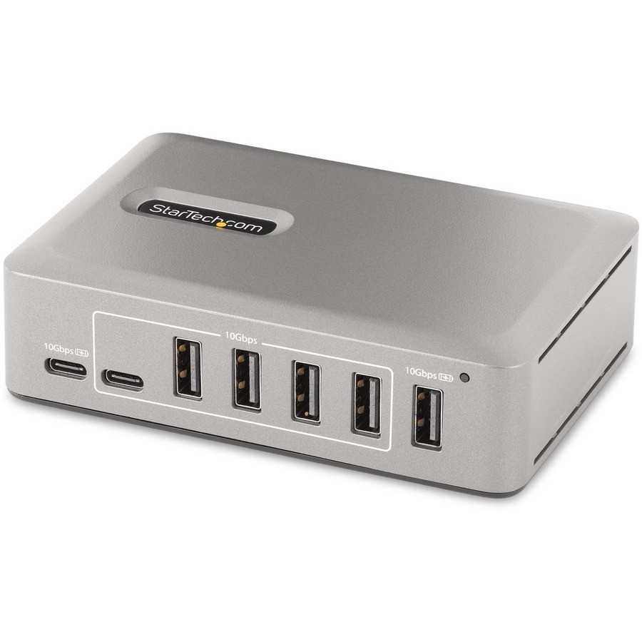StarTech 10-Port USB-C Hub, 8x USB-A + 2x USB-C, Self-Powered w/65W Power