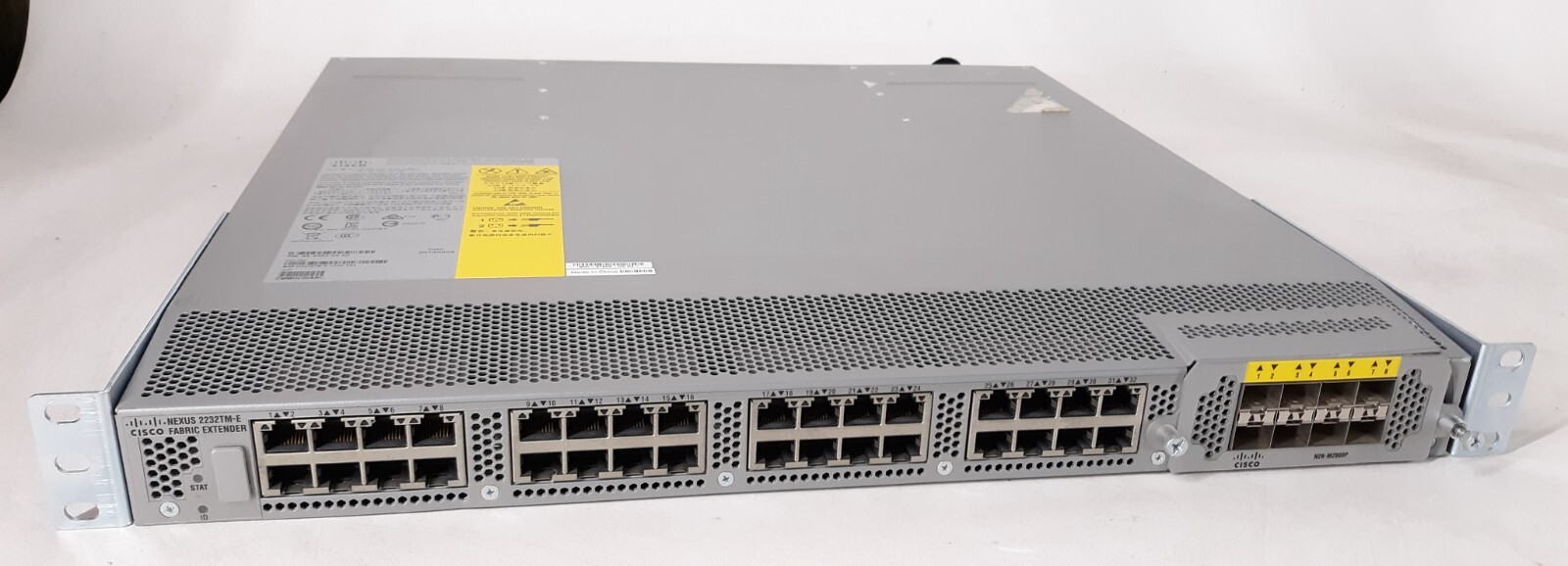 Cisco Nexus Fabric Extender N2K-C2232TM-E-10GE V03 w/ Ears + 1x 400w PSU+M2800P