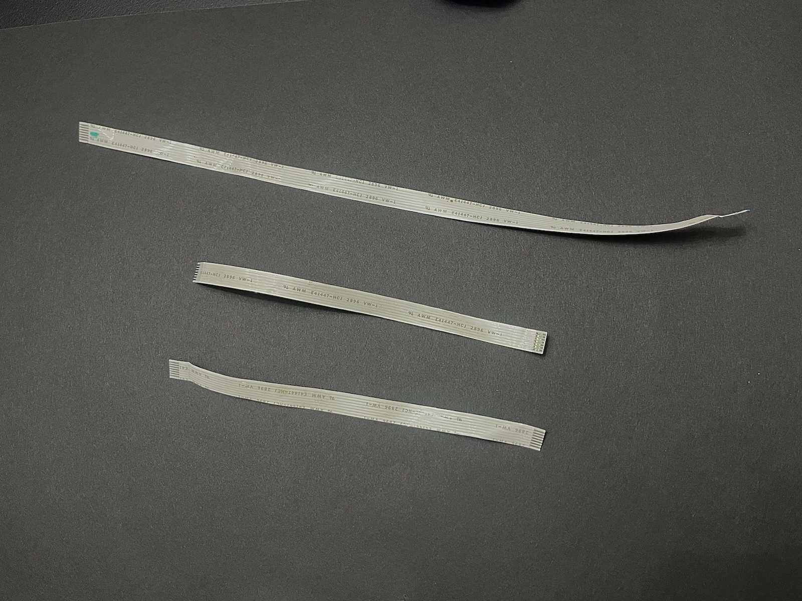 White Flex Cable FFC Flat Flexible Ribbon 7 Pin /AWM 2896 For CD DVD TV RECEIVER