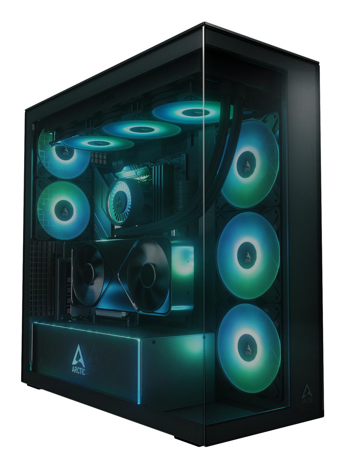 Arctic ACPCC00016A Xtender Vg (Black) Premium E-Atx Pc Case With Vertical G ~E~