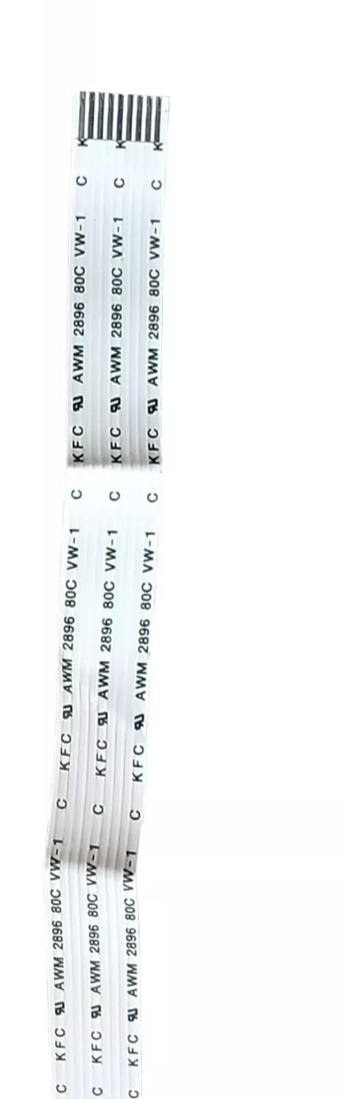 9 Pin KFC AWM 2896 80C VW-1-C (7.9mm X 8.25") FFC 1.0mm Pitch Type A