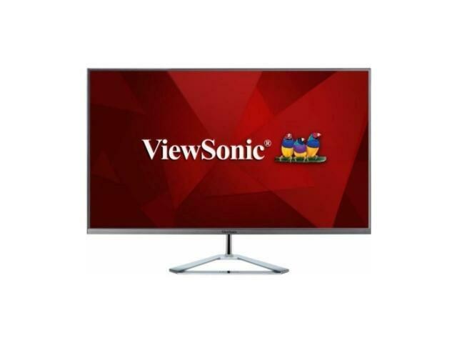 ViewSonic - VX3276-2K-MHD - 32" 16:9 Ultra Slim WQHD LED LCD Monitor - Silver