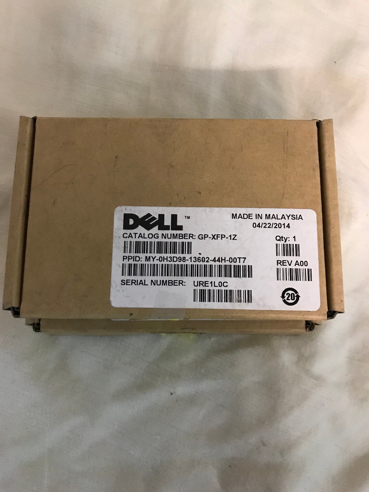 Dell H3D98 GP-XFP-1Z / Finisar FTLX1812M3BCL-FC 10GbE 10GbFC 80Km OC-192 XFP