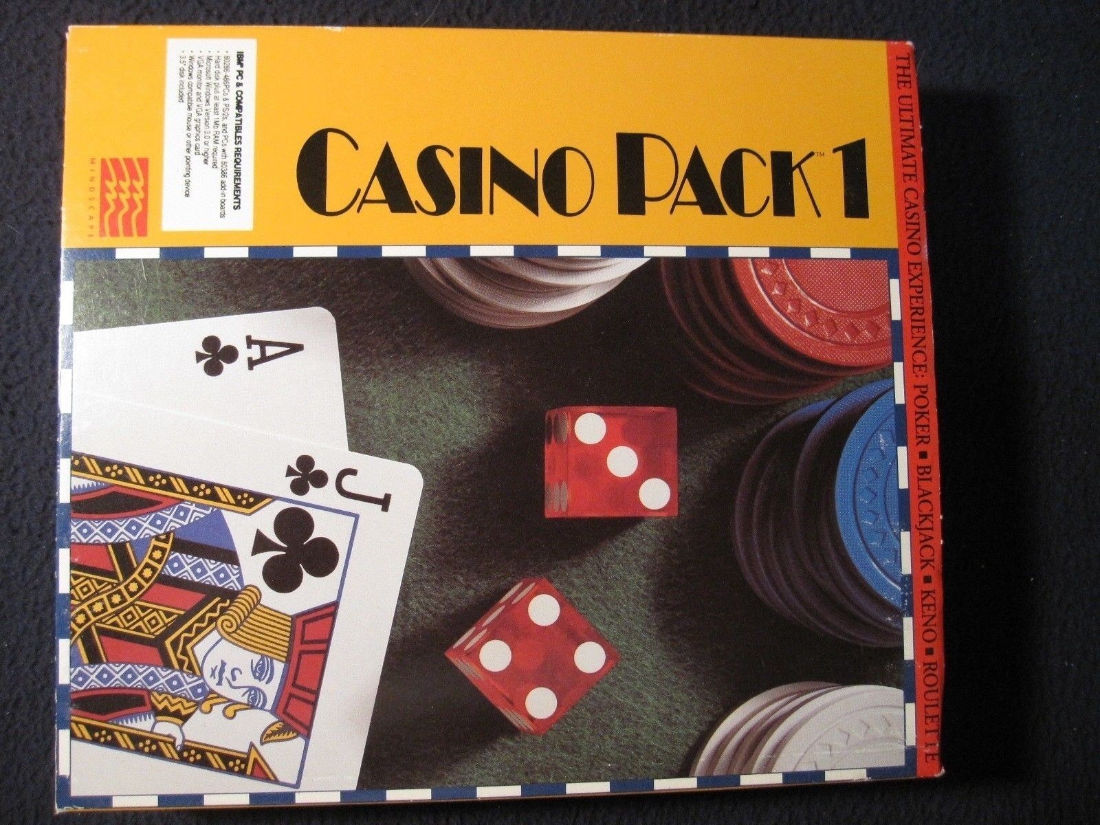 Casino Pack 1 (Poker, Roulette, Keno, Blackjack)  [3.5" disk]