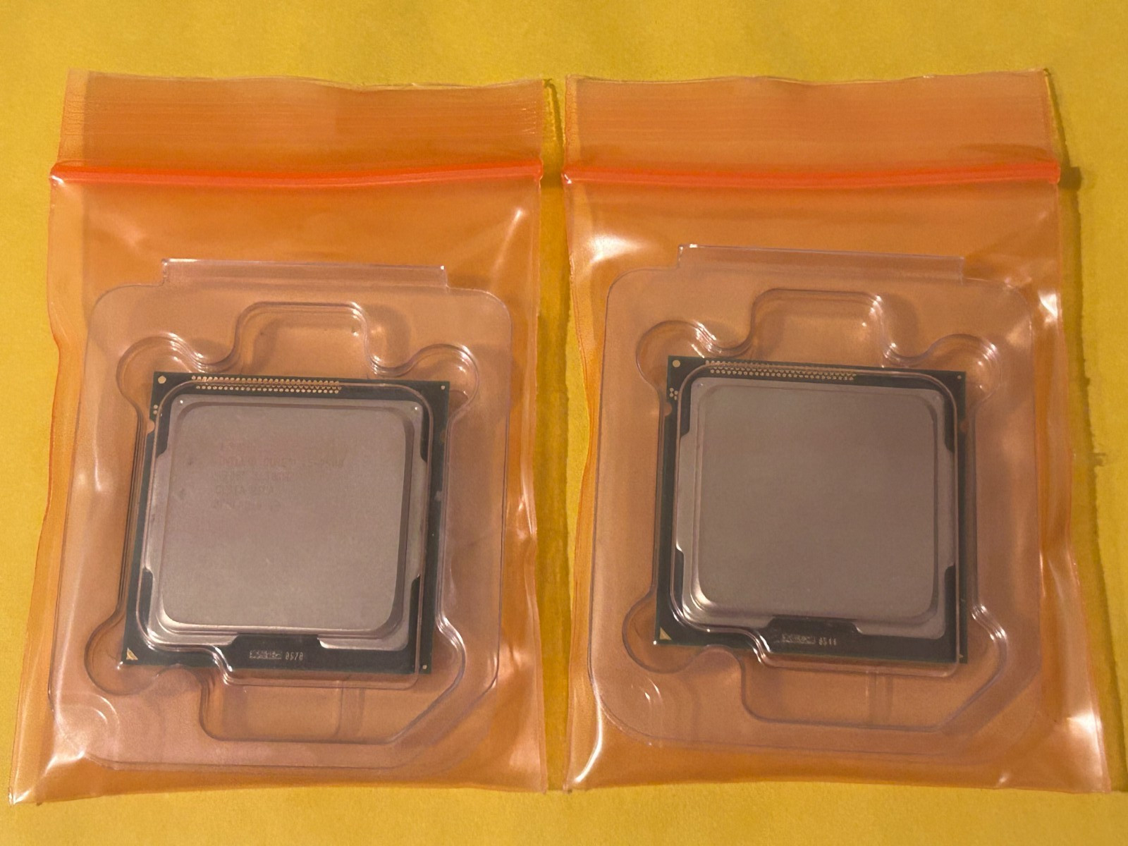 Lot of 2 Intel Core i5-2500 3.3 GHz 2nd Gen Quad Core Desktop CPU SR00T