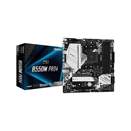 ASRock B550M PRO4 Micro ATX Motherboard - AMD B550 Chipset
