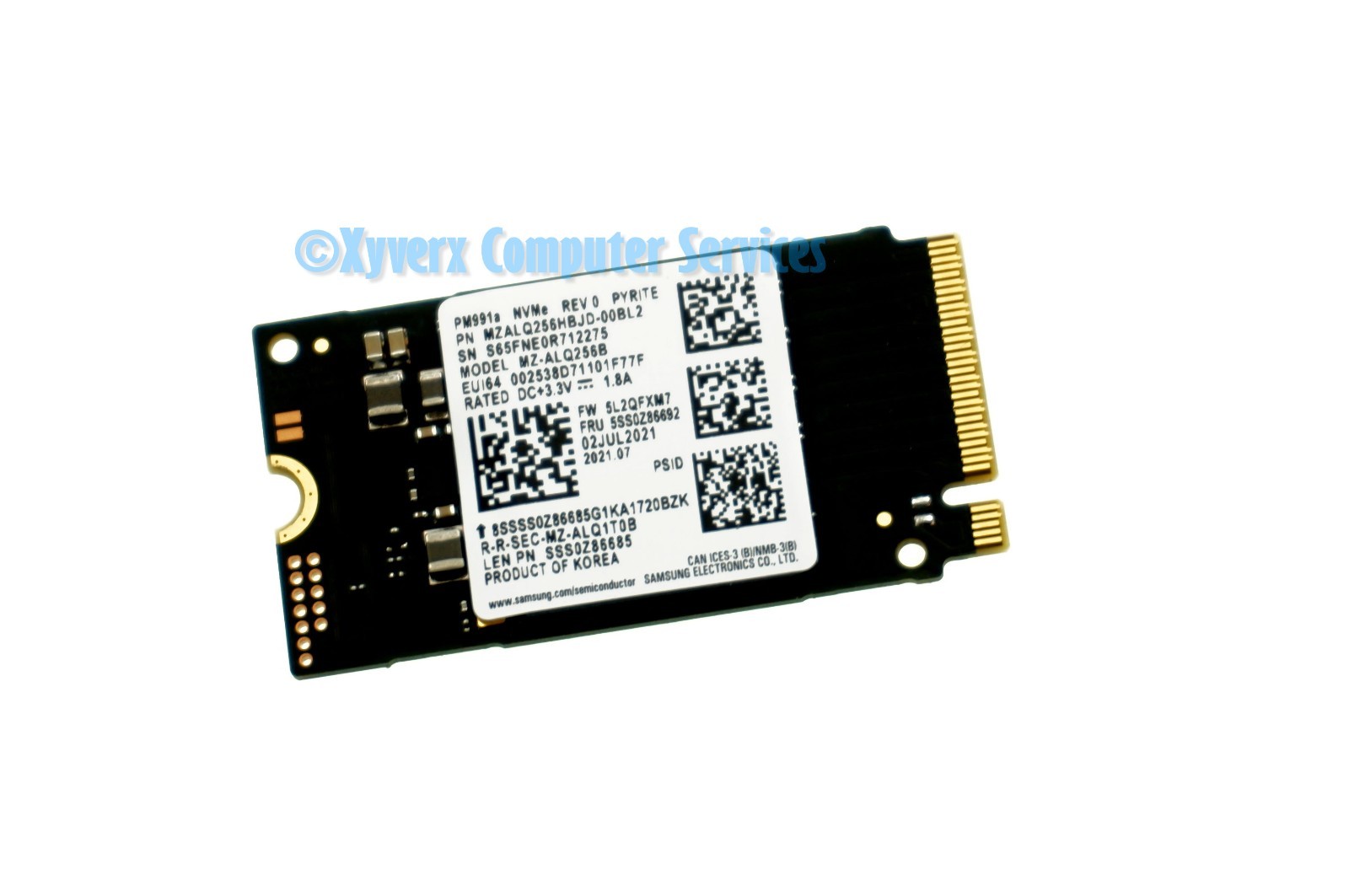 5SS0Z86692 MZ-ALQ256B GENUINE LENOVO SSD 256GB YOGA 7 15ITL5 82BJ (A)(CA23)