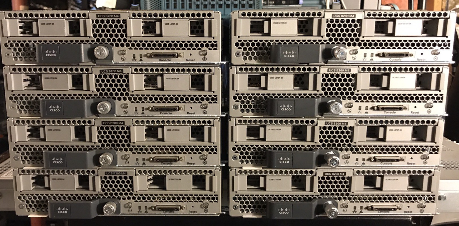 Cisco B200 M4 Blade Server Two E5-2660 V4 28 Core 0GB RAM 2x SFF VIC1340 NIC