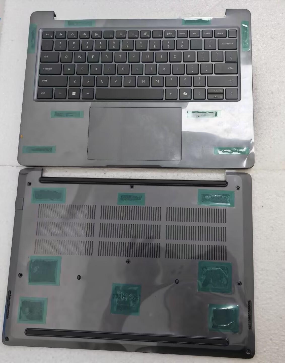 Laptop Front Cover Palmrest COVER & Bottom Cover for Dell pro max with keyboard