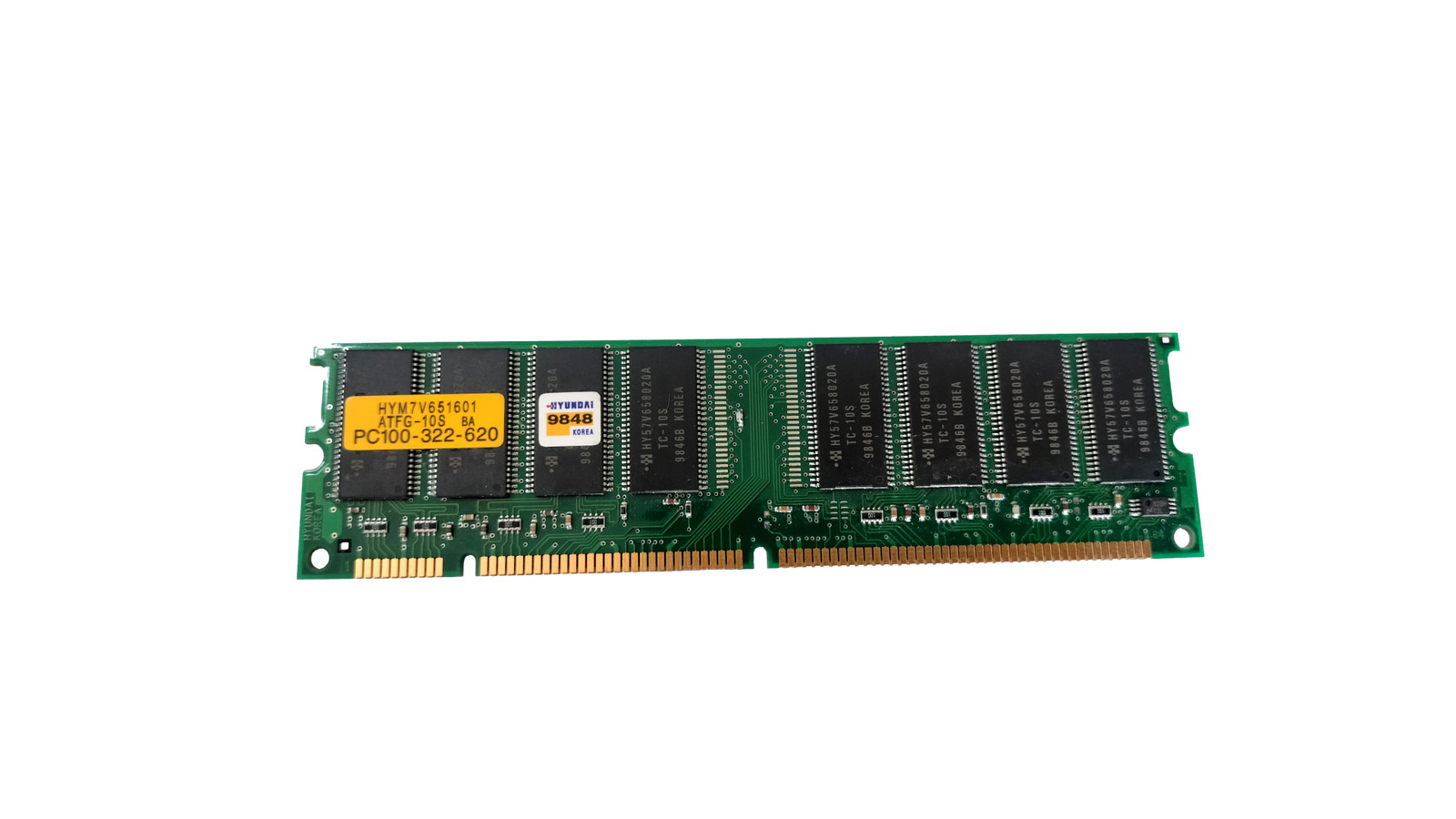 Hyundai HYM7V651601 ATFG-10S BA 64MB PC100-322-620 RAM Memory