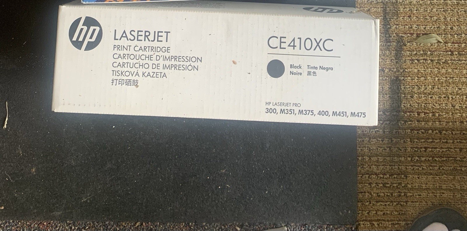 HP CE410XC Black Laserjet Pro Toner Print Cartridge