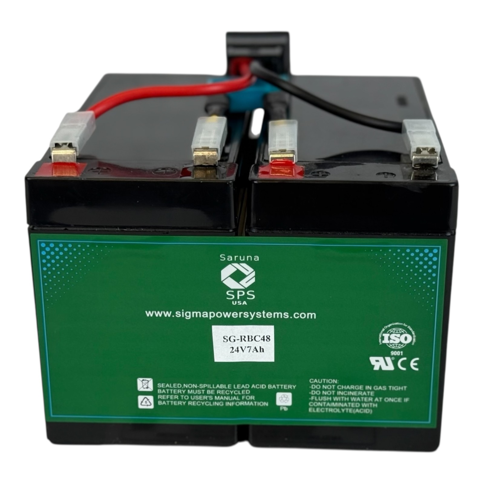 APC RBC48 Replacement Cartridge with 2x 12V 7Ah Saruna Batteries