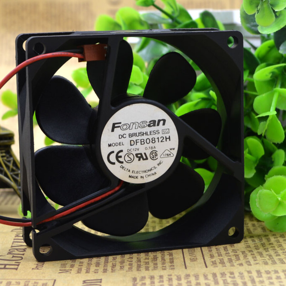 DELTA FONSAN DF0812H 8025 8cm DC12V 0.18A Inverter Chassis Cooling Fan Mute