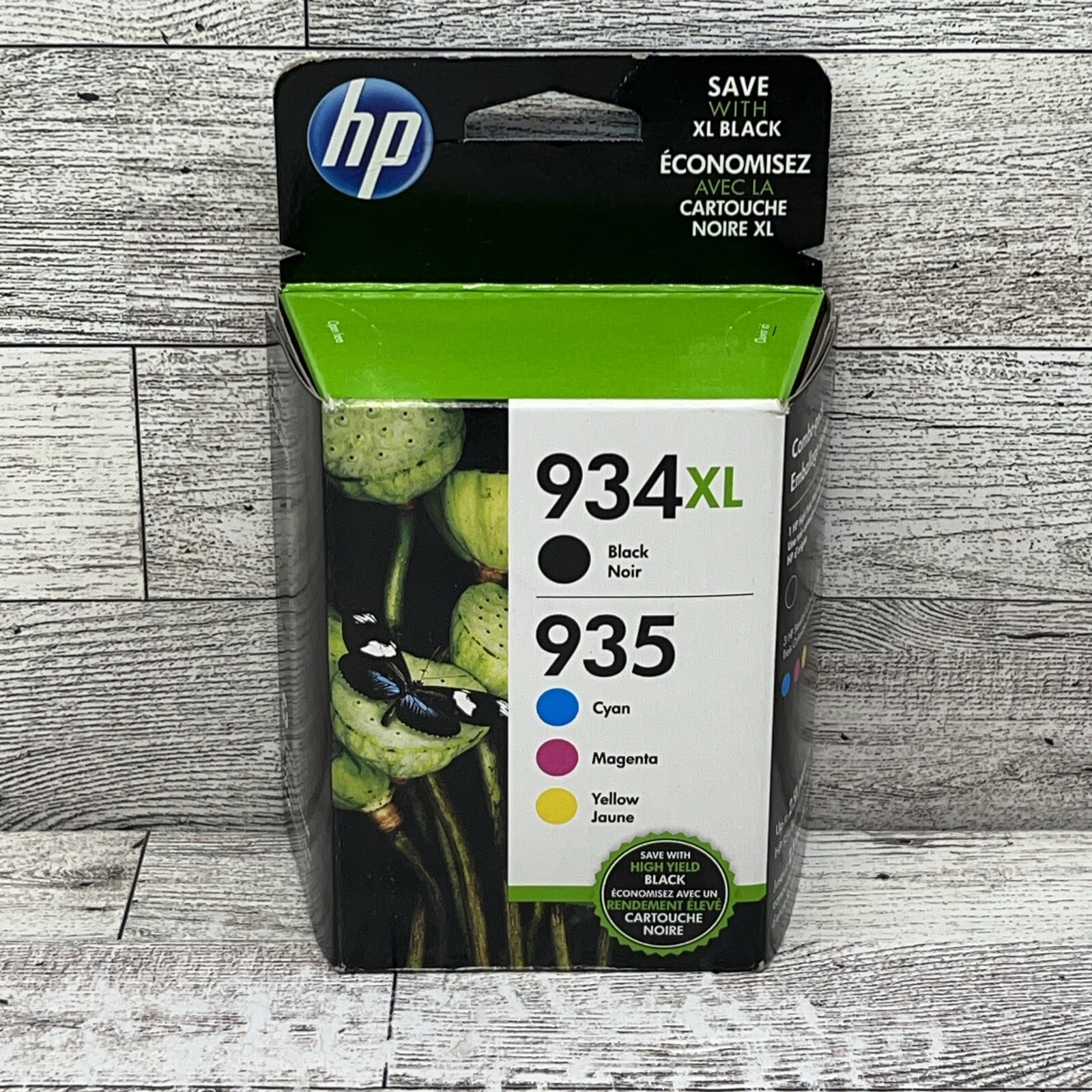 Genuine HP 934XL Black 935 Color Cyan Magenta Yellow Ink Cartridges