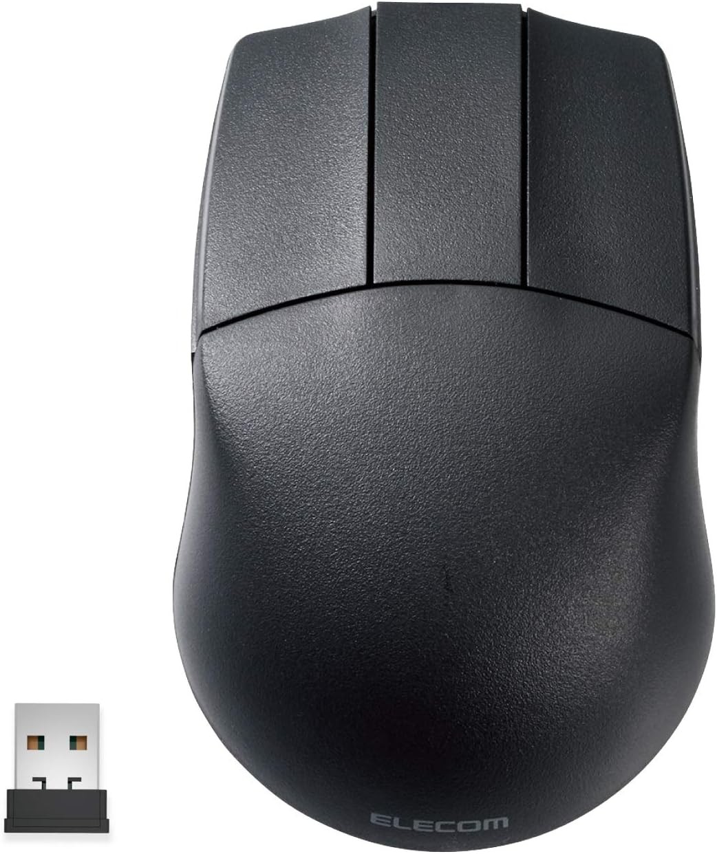 ELECOM Wireless Mouse Size M 3-Button Wheel-less M-CAD01DBBK From Japan
