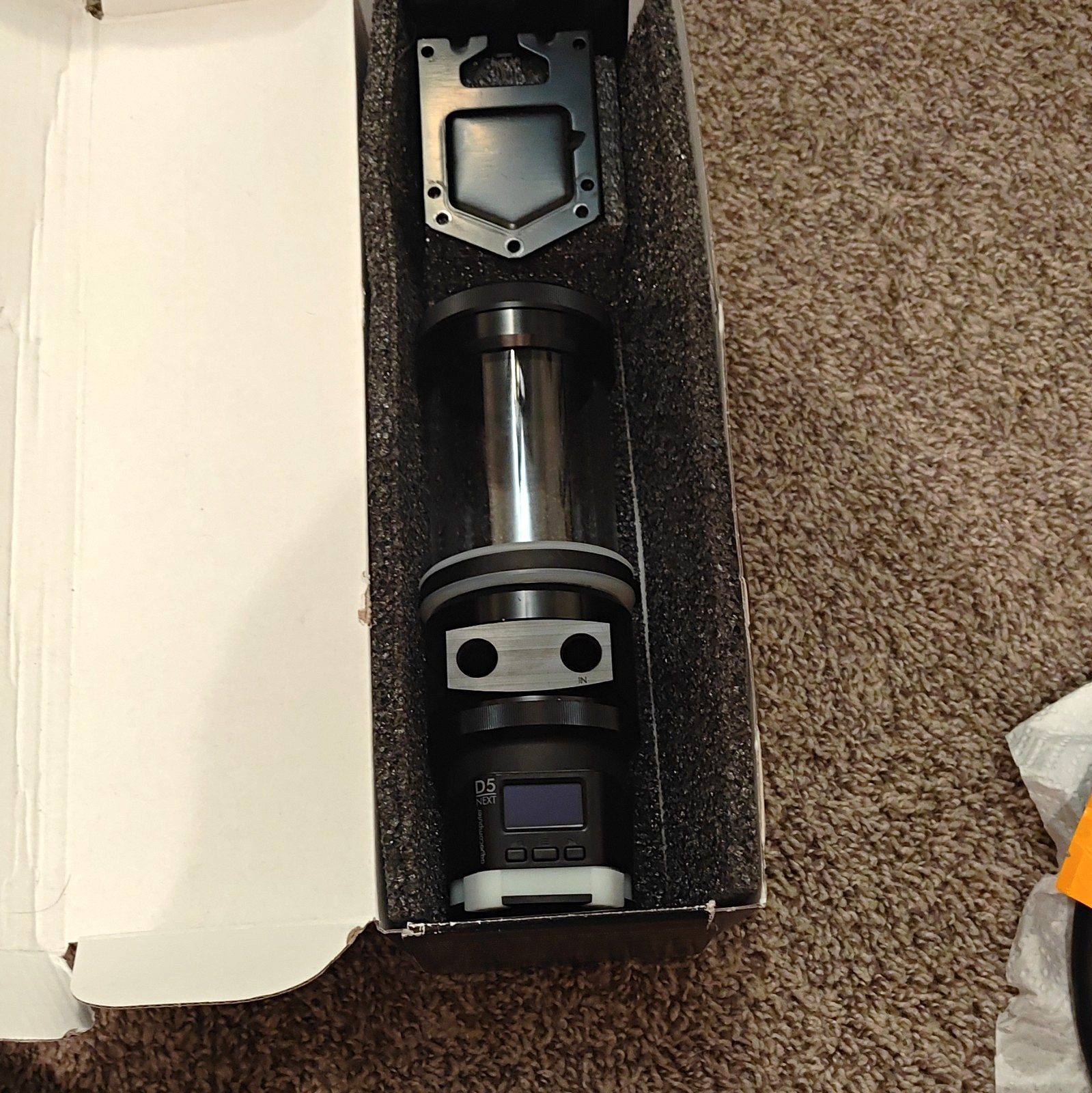 Aqua Computer D5 NEXT Reservoir *READ*, 120mm Fan Mount, Splitty 9