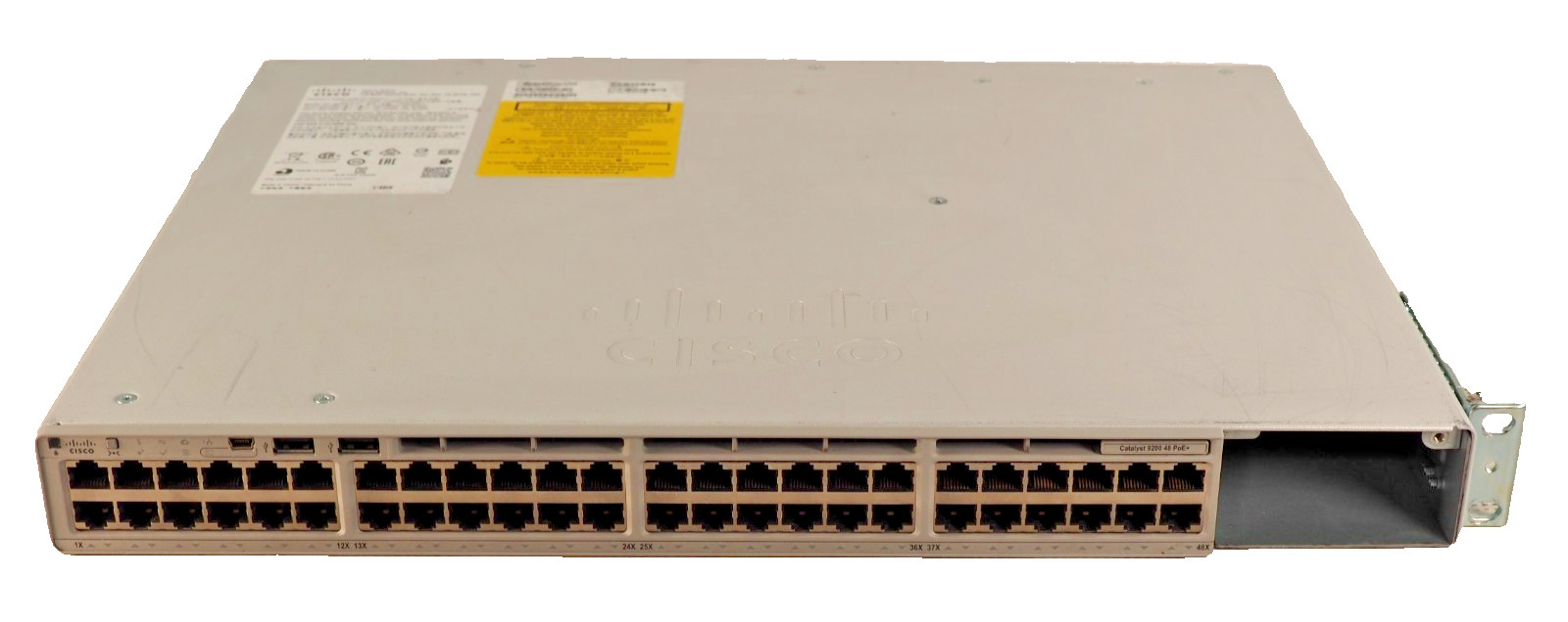 Cisco Catalyst 9200 48 PoE+ C9200-48P-A 48-Port PoE+ Switch 1*AC PSU