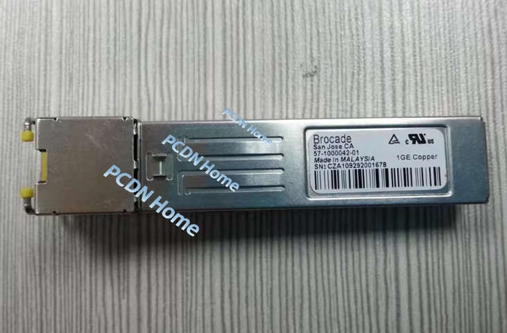 Brocade 57-1000042-01 Gigabit Copper SFP RJ45 Transceiver