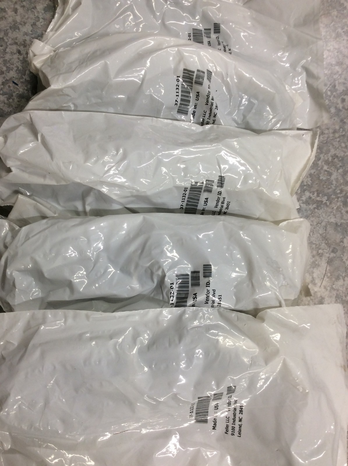 Lot of (5) Brand New Sealed Cisco C15 High Temp Notched Power Cord 37-1132-01