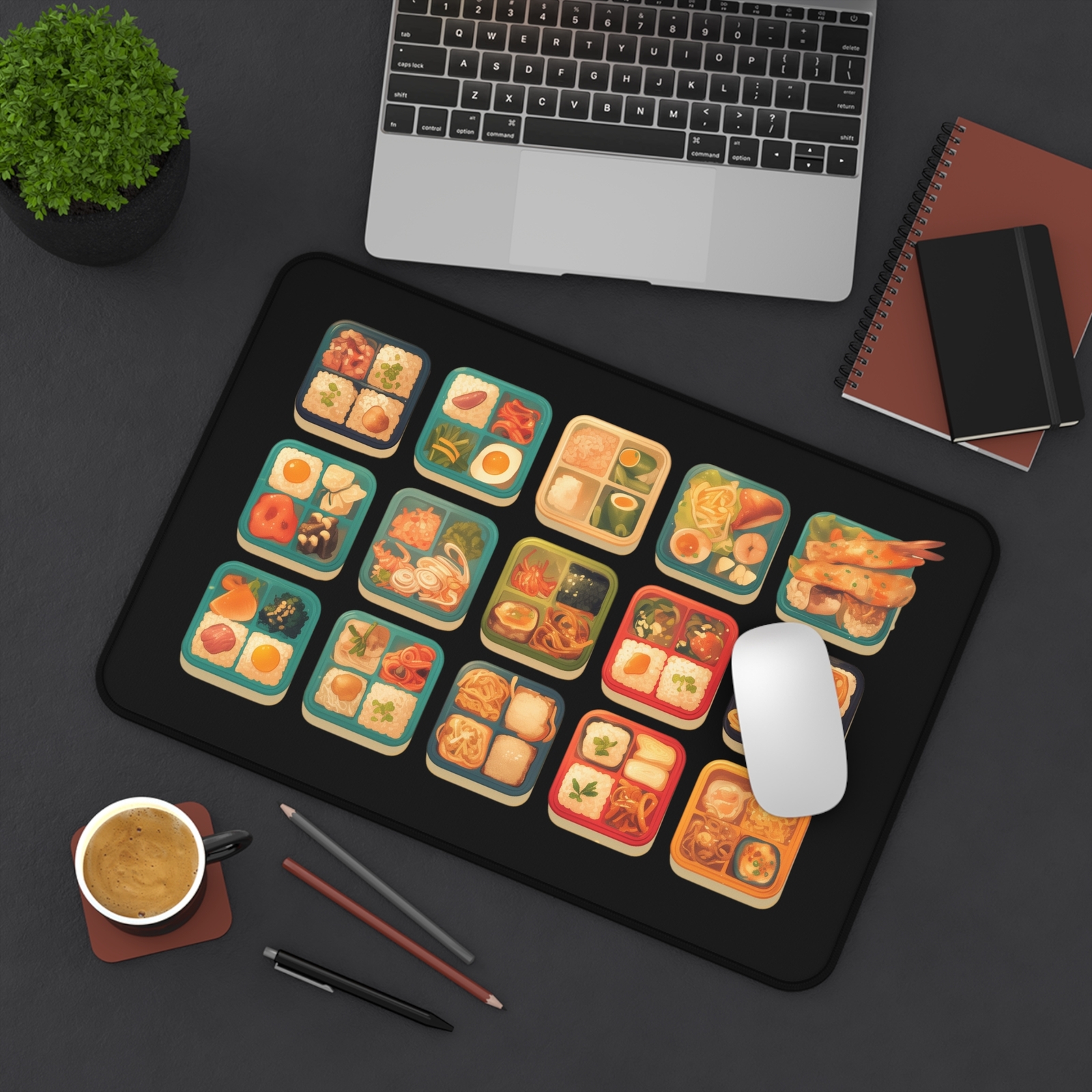 Bento meals - Gaming or office XL Mouse Pad - Anti Slip, (Free shipping)