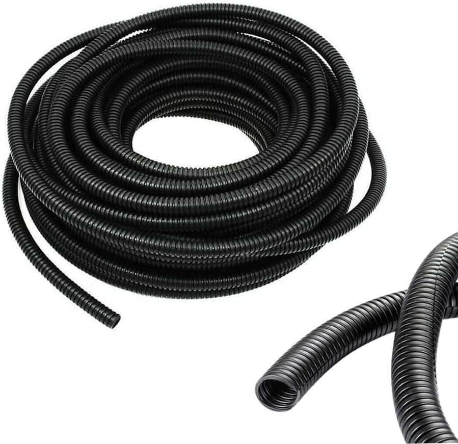 1/2 Inch Wire Loom Split Tubing - 10 ft Cord Protector Electric Wires Covers, Au
