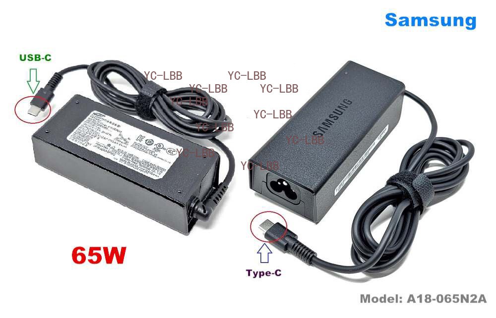 Genuine Samsung Galaxy Book Flex NP950QCG-K01US AC USB-C Power Adapter Charger
