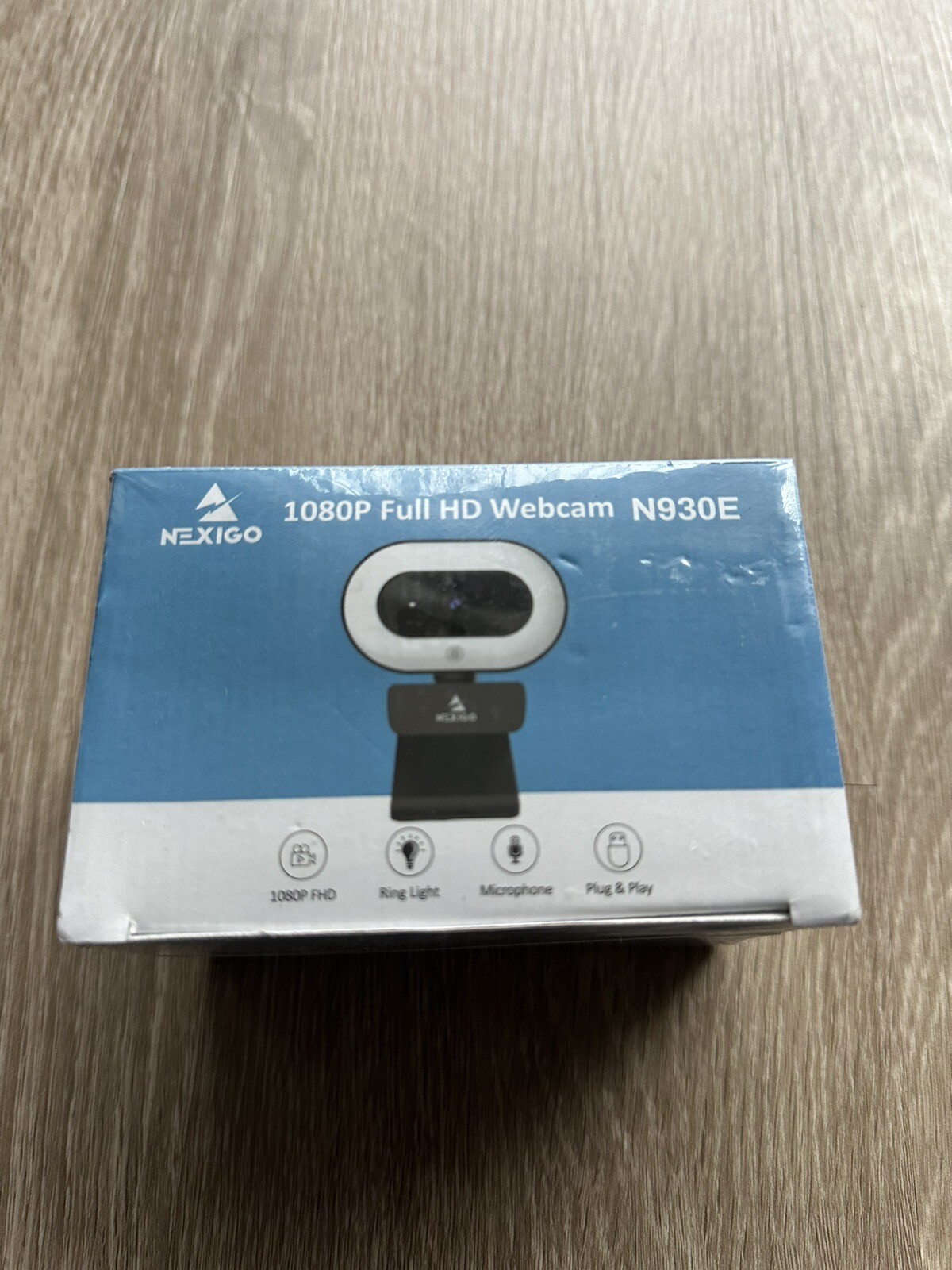 NexiGo StreamCam N930E 1080p Webcam with Ring Light and Privacy Protection