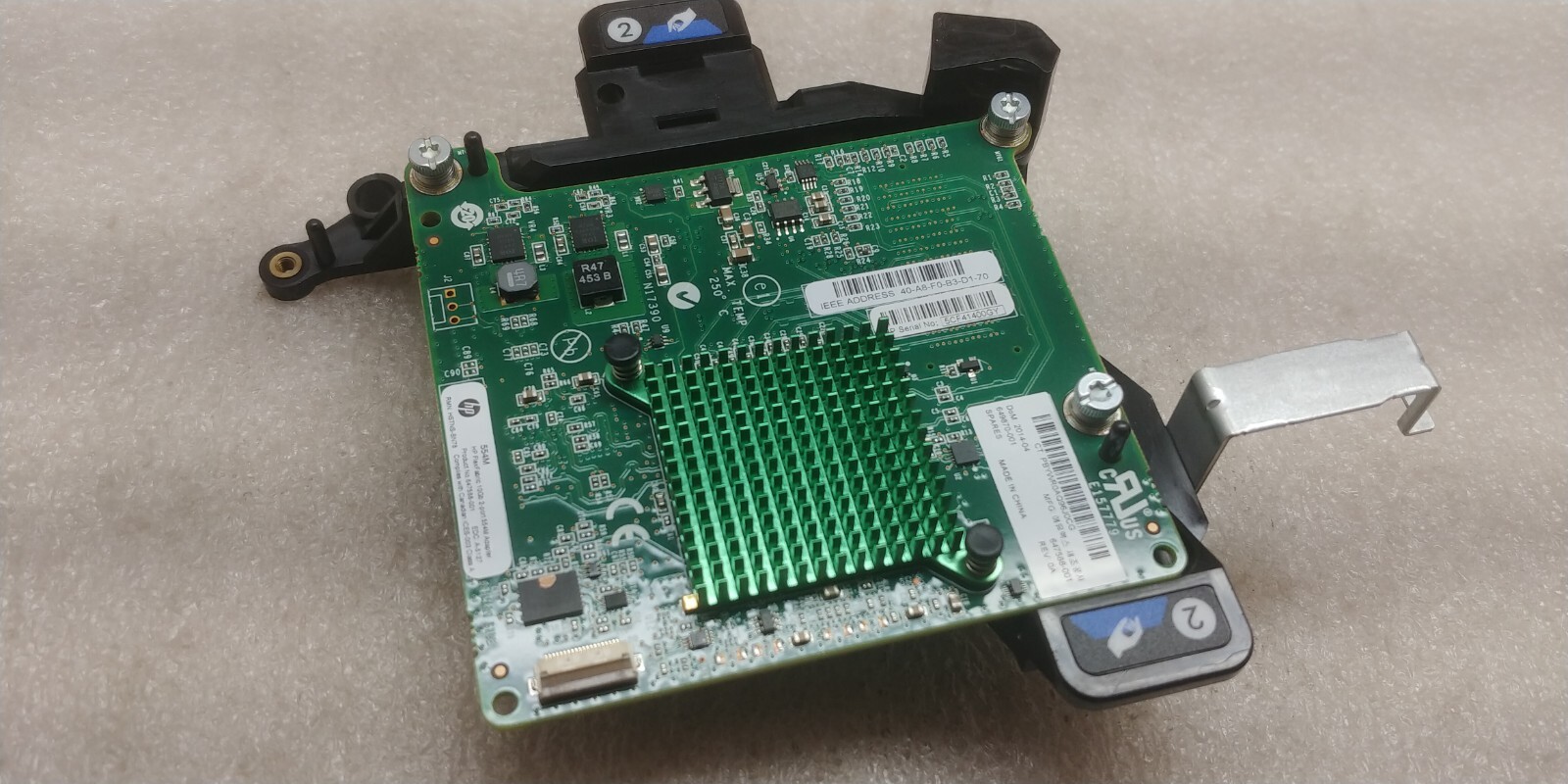HP 649870-001 FLEXFABRIC 10GB 2-PORT 554M ADAPTER - 647590-B21 647588-001 FR S/H