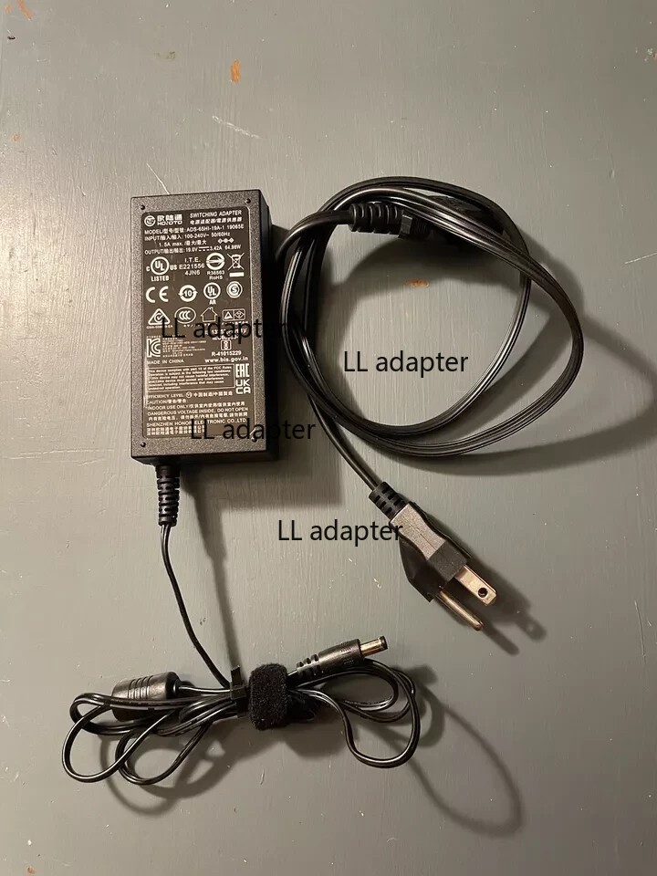 New Original Hoioto 65W AC Adapter for MSI Modern MD271QP ADS-65HI-19A-1 Monitor