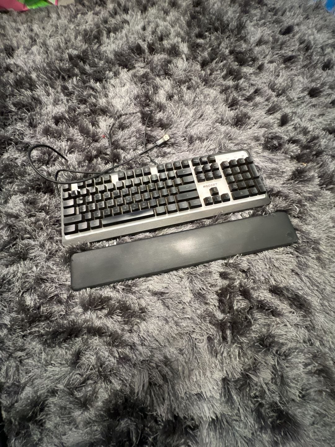 Roccat Magma Membrane RGB Gaming Keyboard with Wrist Rest