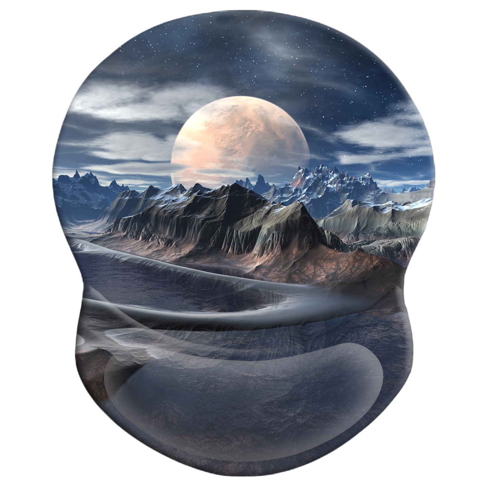 Ergonomic Wrist Support Mouse Pad - Comfortable Computer Mouse Pad with Non-S...