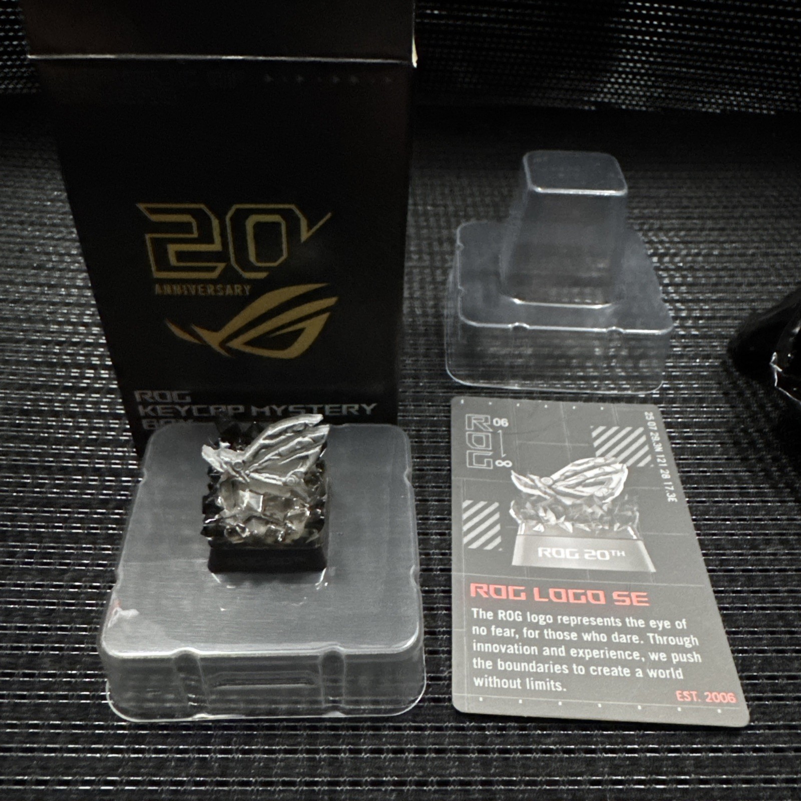 Asus ROG 20th Anniversary Key Cap - Ultra Rare Special Edition (1 in 48)
