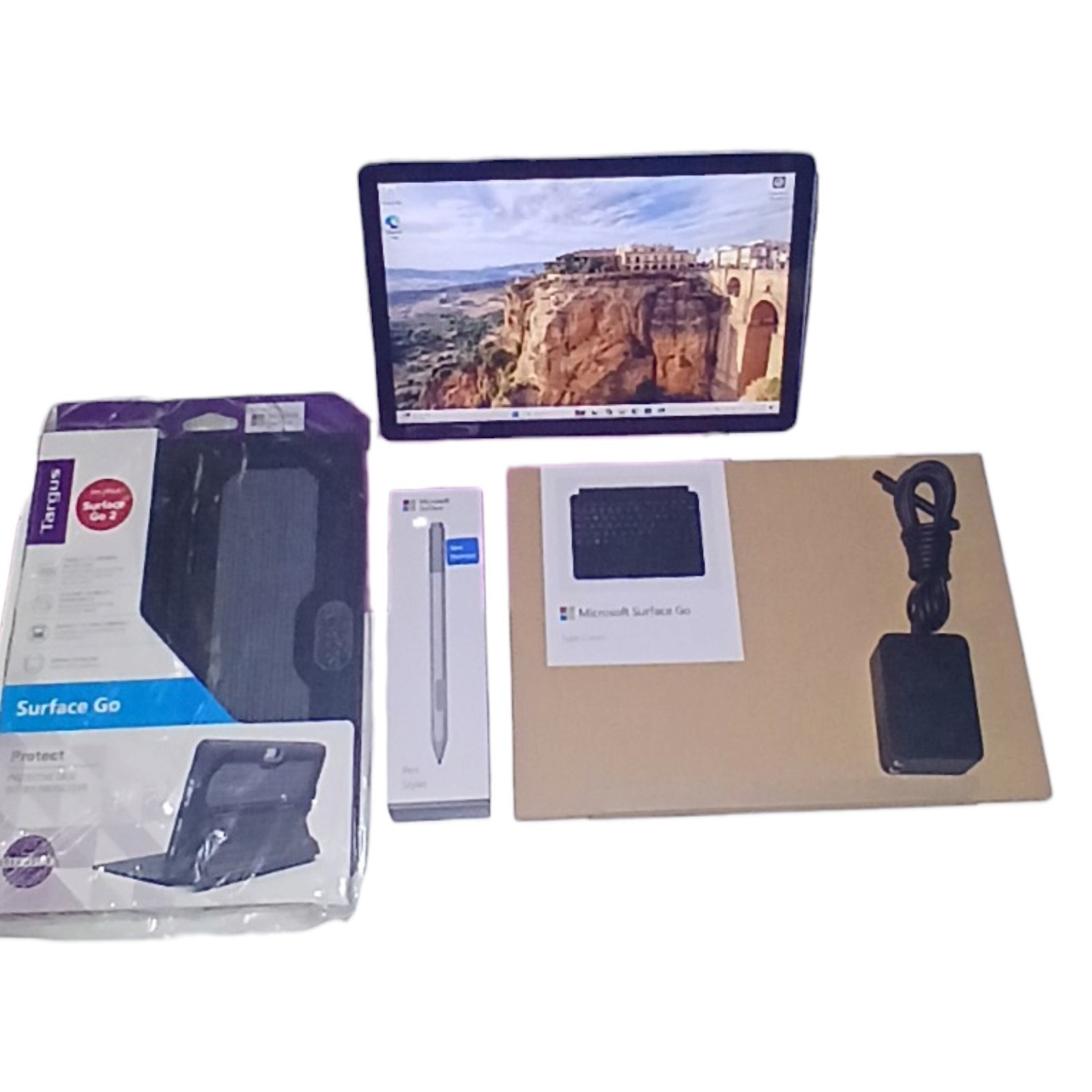 Microsoft Surface Go 2 1927 m3-8100Y 8GB 128GB SSD + Pen Keyboard Case AC WIN11P