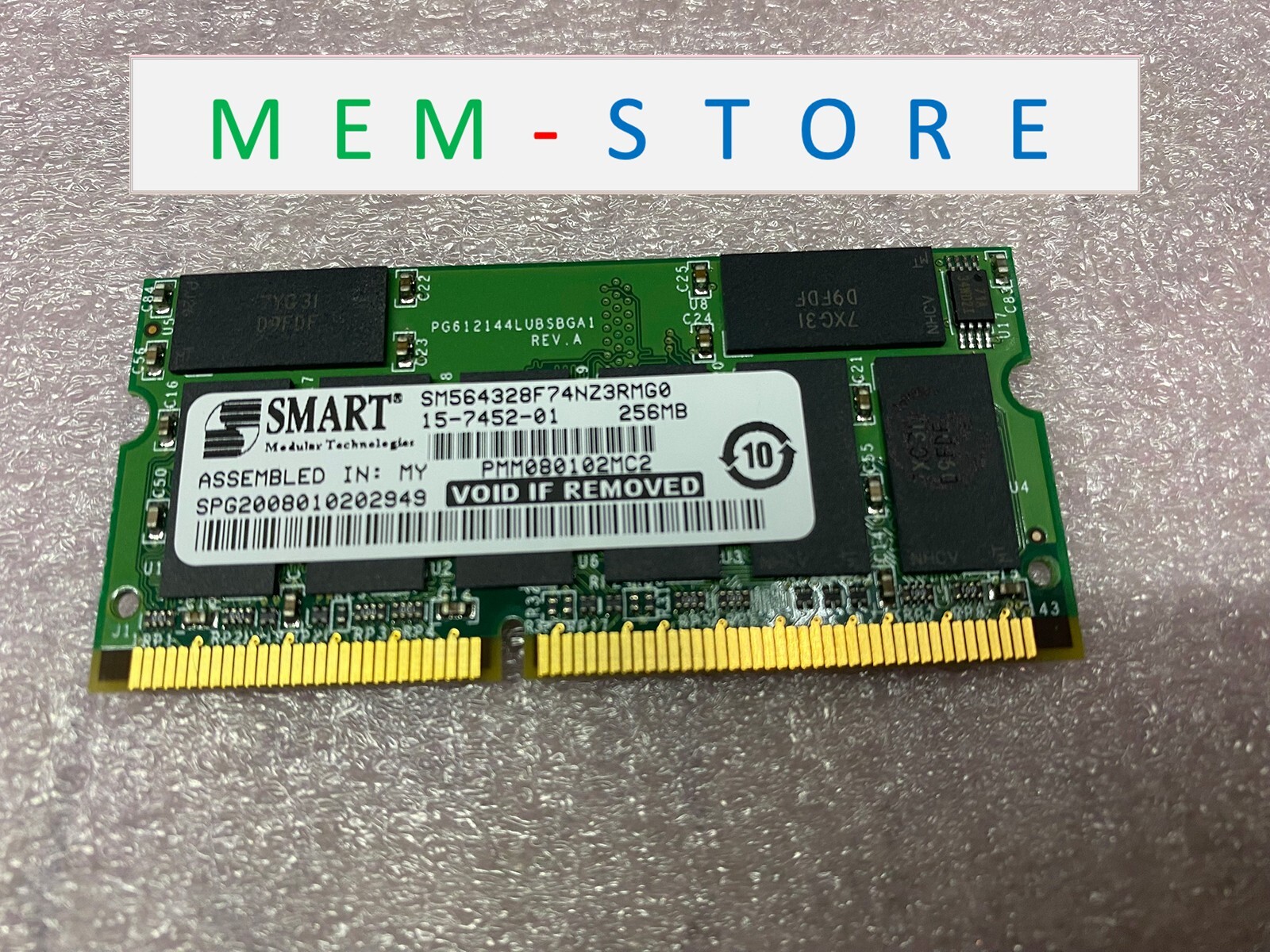 256MB SM564328F74NZ3RMG0 Smart Modular Original PC133 133MHz SDRAM SODIMM Memory